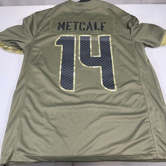 DK Metcalf Seattle Seahawks Nike Vapor Limited Salute to Service Jersey - Picture 2 of 8